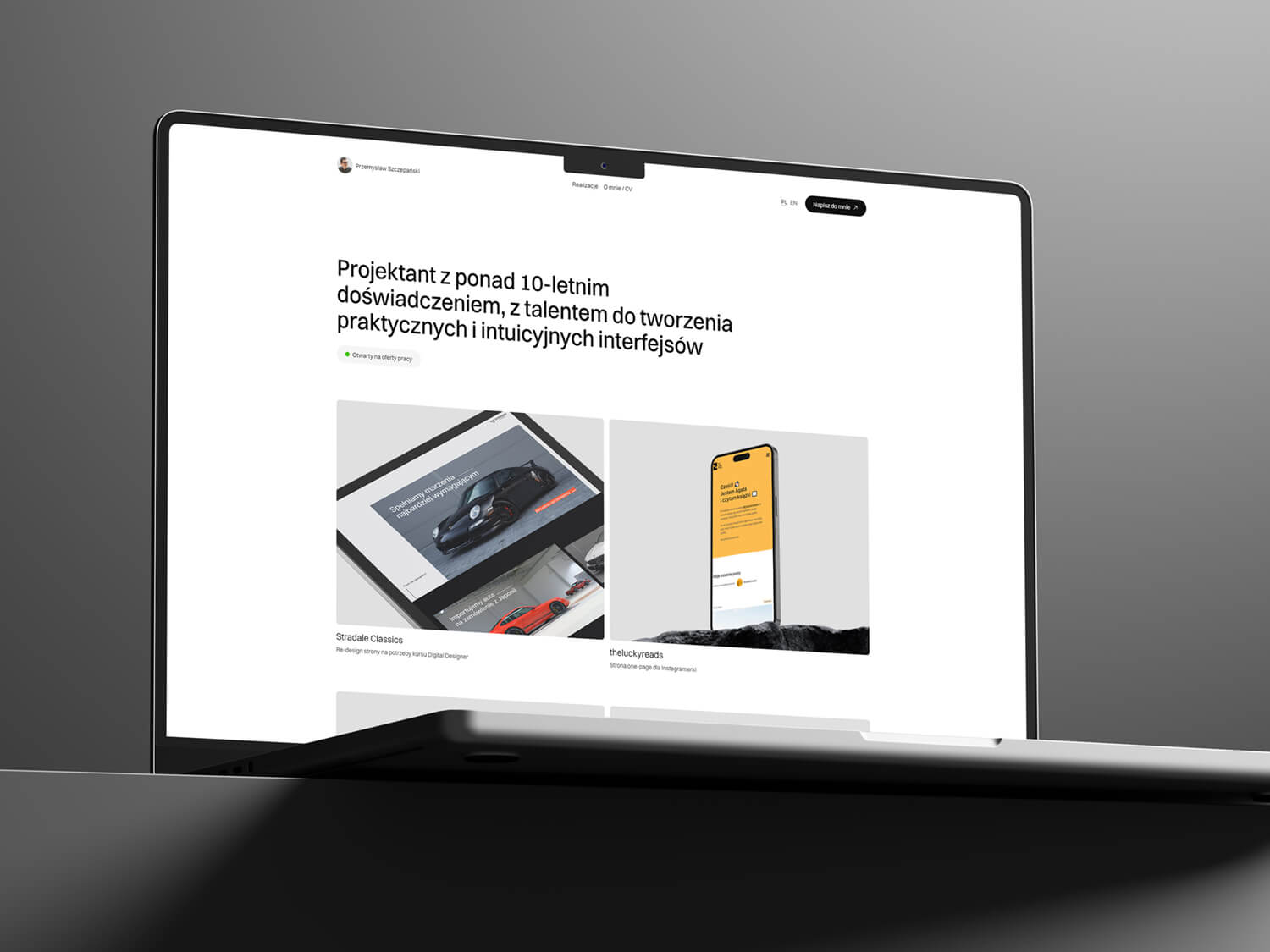 Projekt i realizacja własnego portfolio od zera