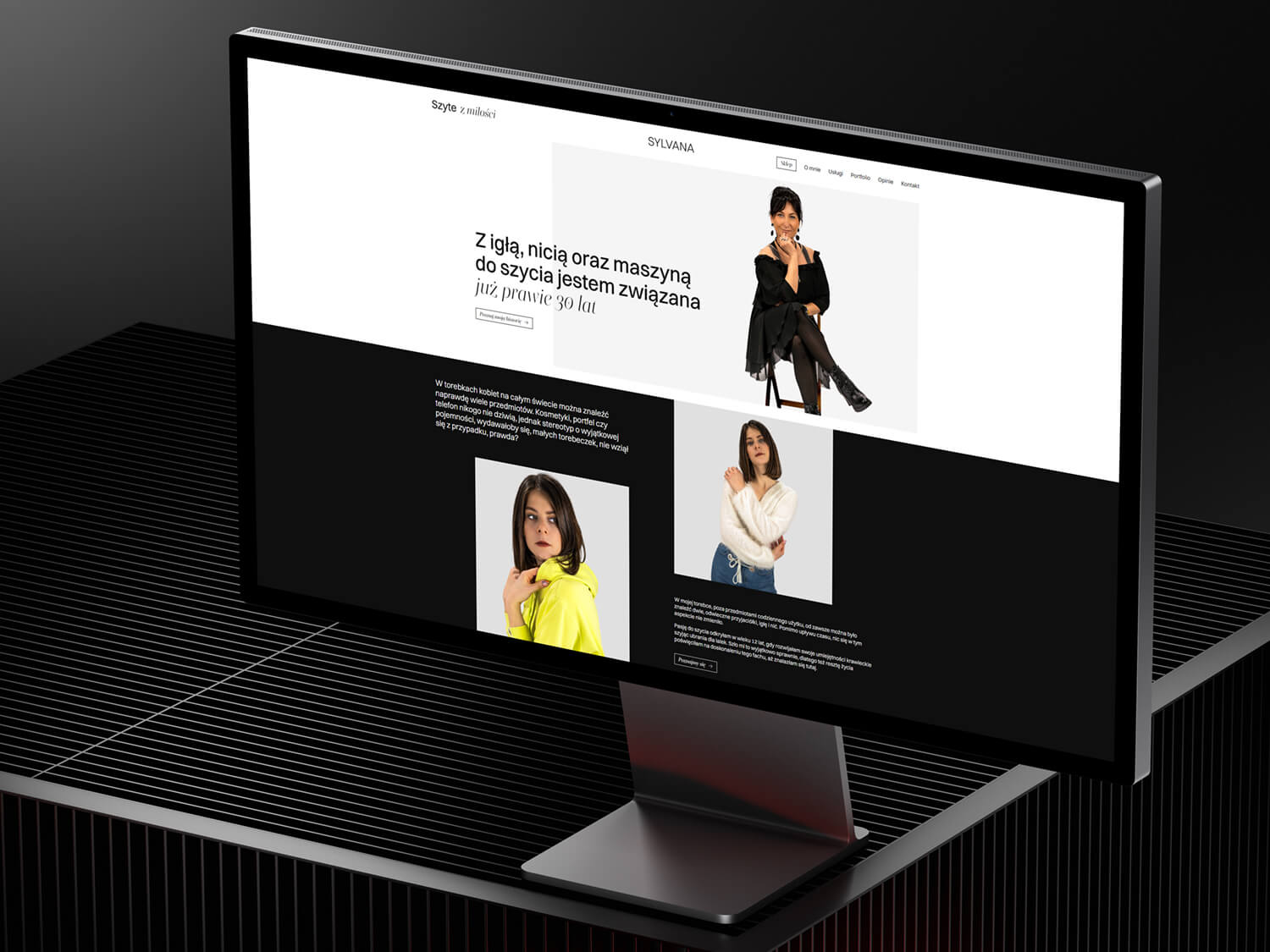 Projekt i realizacja strony-wizytówki dla krawcowej